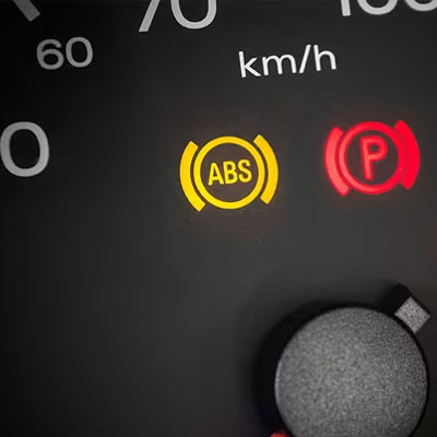 ABS warning light illuminated due to electrical fault