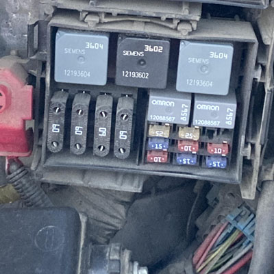 Car Keeps Blowing the Same Fuse - fuse box