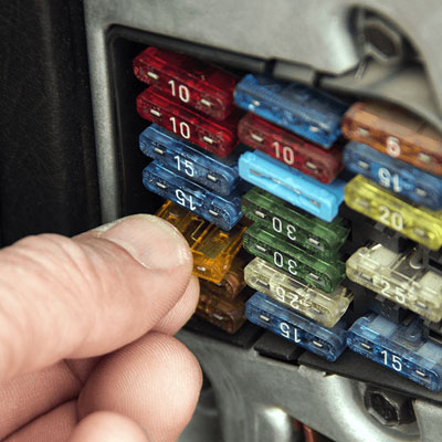Signs of Corroded or Damaged Car Wiring - Fusebox