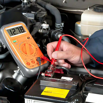 Car Headlights Dimmer Than Usual? Common Causes - Battery testing